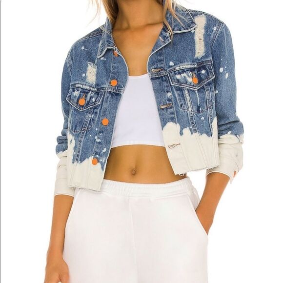 La Detresse Jackets & Blazers - NWT | La Detresse | The Acid Wash Jacket | Size Medium